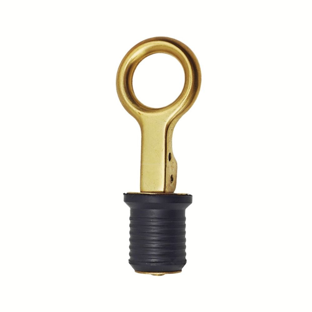 Snap Handle Brass Handle Drain Plug Sturdy Compression Plug Replaces Rubber Drain Plug  Yachts
