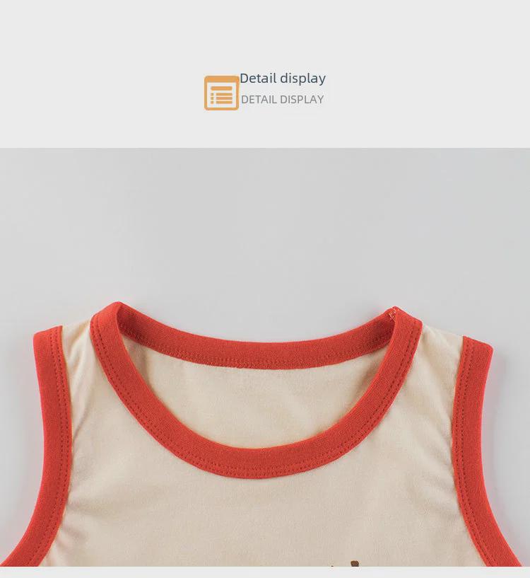 27kids Sommer 2025 Trendige Koreanische Baby Jungen Westen Kollektion