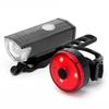 LED Fahrradlicht Set USB Wiederaufladbares Fahrradlicht Vorderlicht und Rücklicht Set IPX4 Wasserdichtes Fahrradlicht für