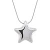 Yhpup 316l Stainless Steel Star Pendant Necklace Waterproof 18K PVD Plated Metal Fashion Jewelry Attractive Women Accessories