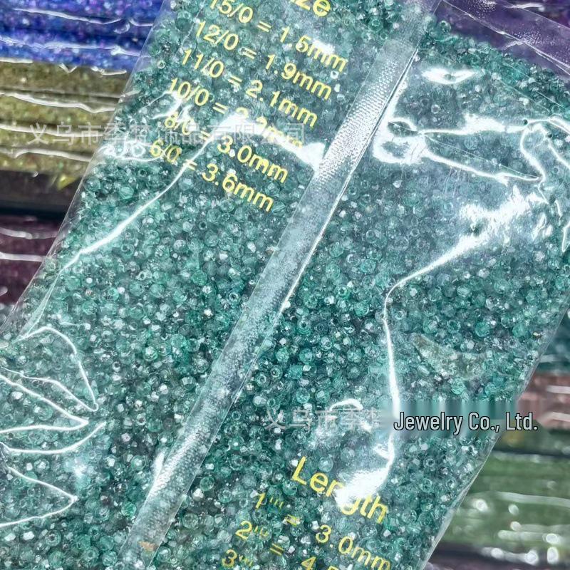 4mm Picasso Flat Crystal Beads for DIY Beading & Embroidery