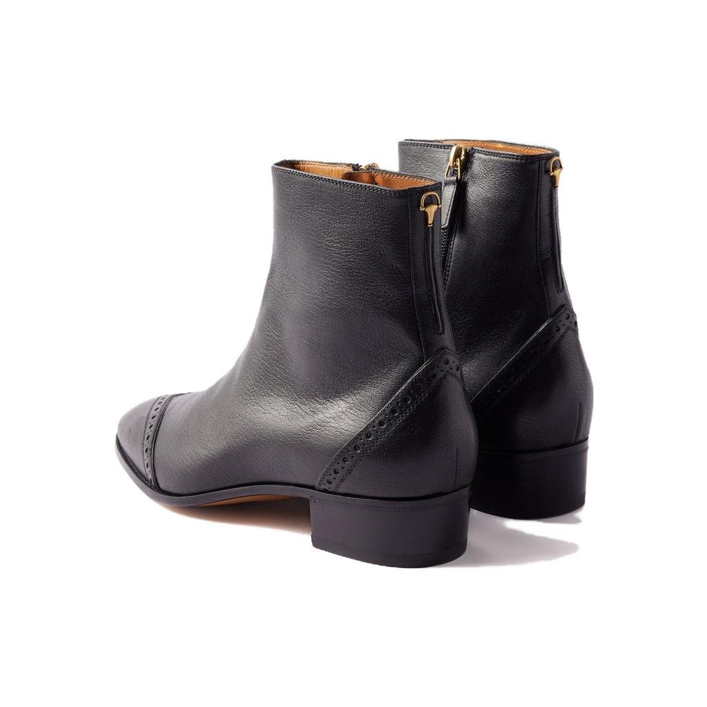 Gucci Ankle Boots Men's Black 750322 AACAI 1000