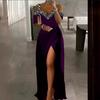 New European and American Style Off-the-Shoulder Women's Evening Dress