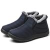 Men's Boots Slip On Ankle Boots Winter Shoes Men Waterproof Snow Boots Winter Botas Para Hombre Lightweight Fur Casual Sneakers