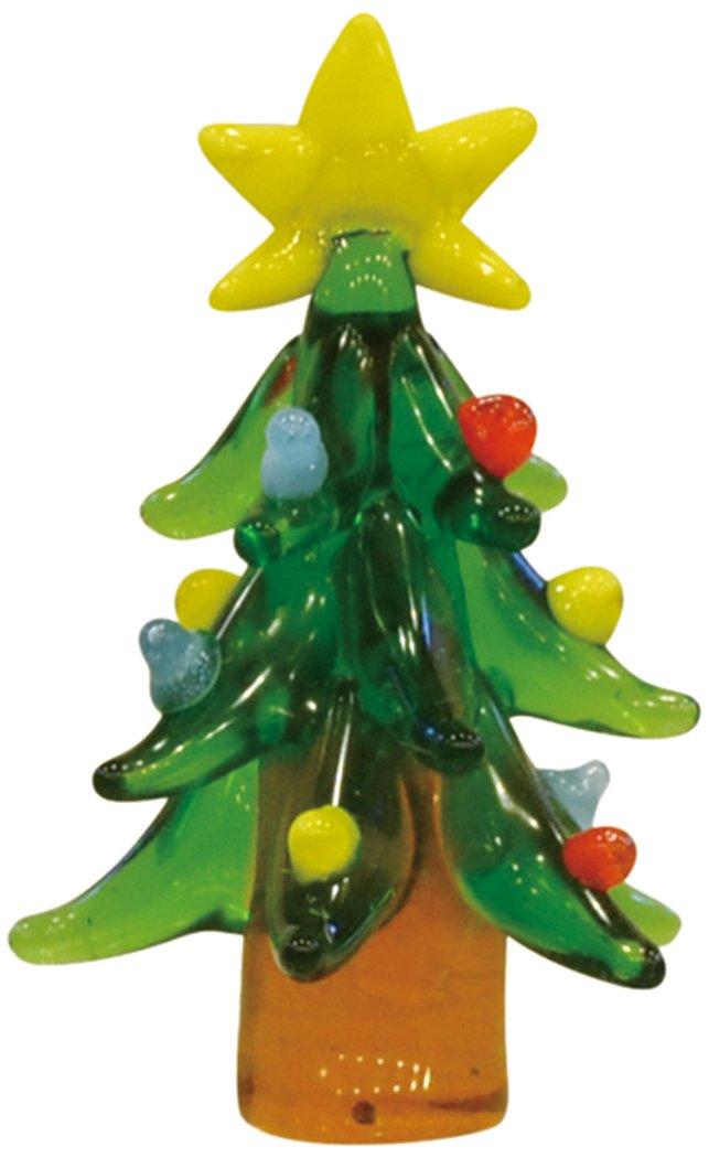 

Cute Handmade Glass Christmas Green Tree CNSWK250 Ornament