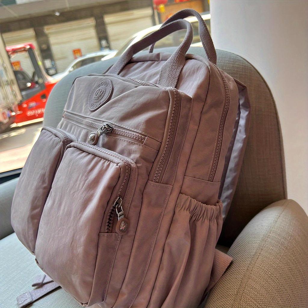 Women's Double Backpack - Lightweight, Large Capacity, Durable & Stylish Colors for College & Travel.