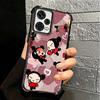 Cartoon Cute Pucca Garu Plating Phone Case For Xiaomi Redmi Note 14 15 Pro Plus 13 12 11 11S 11T 10 9S 9 5G Anti-Fall Airabag Co