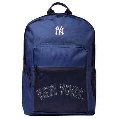 X MLB Fashion Sports Casual Zipper Fabric Backpack Unisex Backpack Navy-Blue 14384924