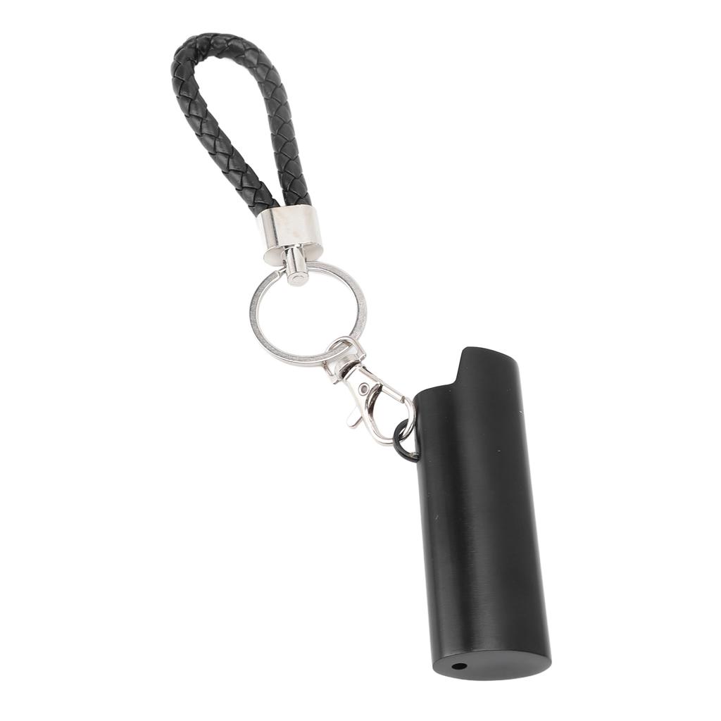 Lighter Holder Keychain with Spring Clip Retractable Metal Portable for Backpack ket