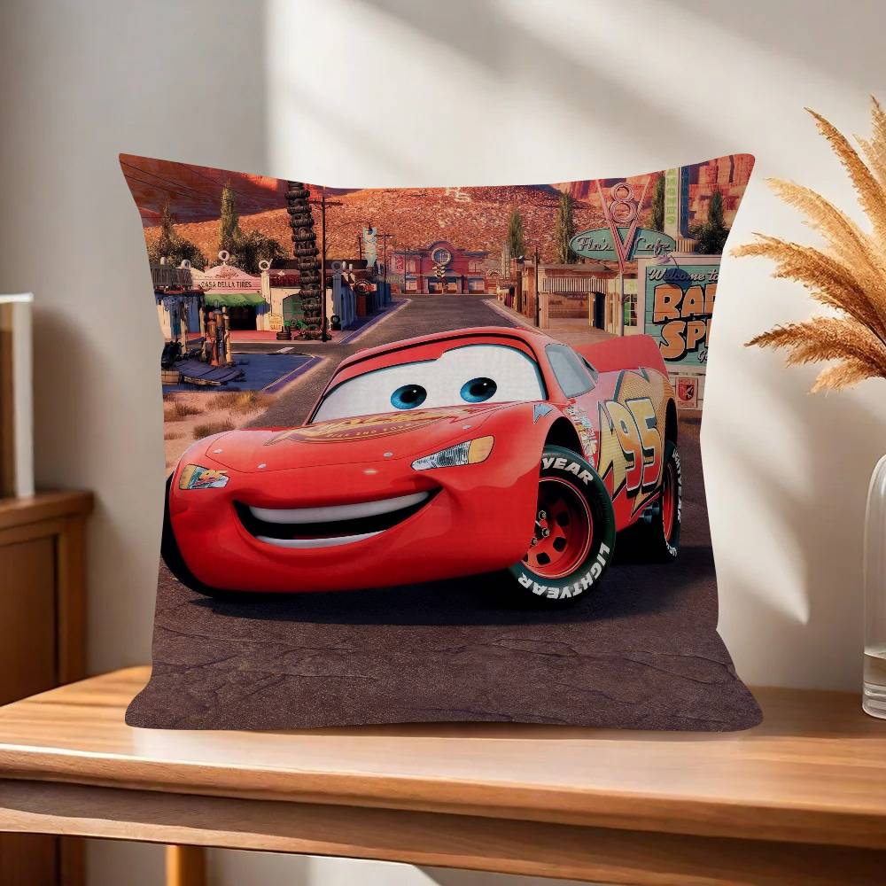 Kussensloop Design kussenhoes decoratie Vakantie Decoratie Filmklassieker Bliksem auto McQueen 45x45cm