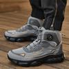 High-top Rotating Button New Safety Shoes Men Anti-smash Anti-puncture Work Shoes Fashion Men Sport Shoes Security Protective Boots Men
