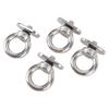 M6 Thread Size Track Mount Eyelets 4PCS Set Tie Down Rings Rail Mount Eye Bolt  For Tents