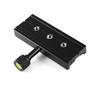 Black QR 120 Clamp Adapter For Quick Release Plate 1 4  3 8  for Arca SWISS RSS Tripod