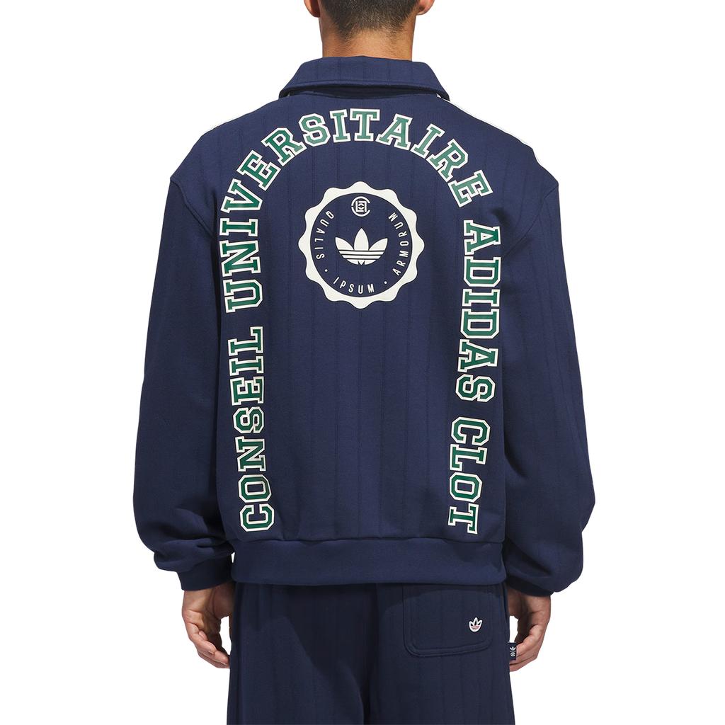 adidas X CLOT Quarter Zip Night Indigo Unisex Tops Blue JM7097