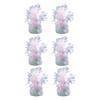 6Pcs Aluminum Foil Balloon Weights With Concrete Base Balloon Holder For Birthday Wedding Gaduation Party Decoration