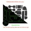 Car Door Groove Mat Anti-slip Cup Mat Rubber Rugs Slot Hole Pad Interior for Nissan Navara NP300 D23 2015 2016 2017 2018