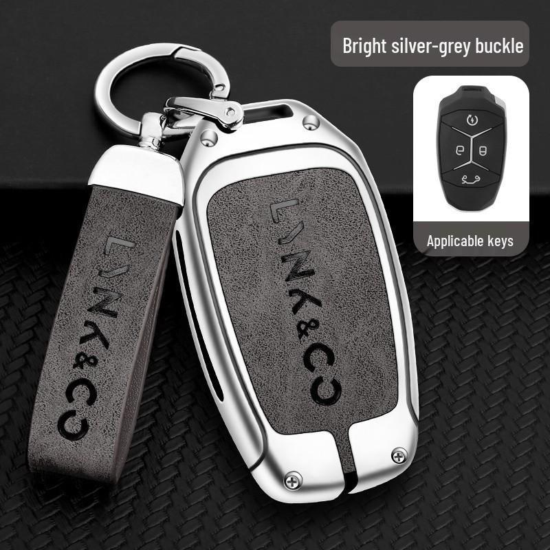 Compatible Lynk&Co 010203+05+0609 Metal Car Key Cover