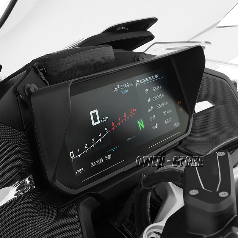 For BMW K1600B K1600GT K1600GTL R1250RT 2021 2022 Instrument Hat Sun Visor Meter Cover Guard TFT 10.25 Inch Anti-Glare Shield