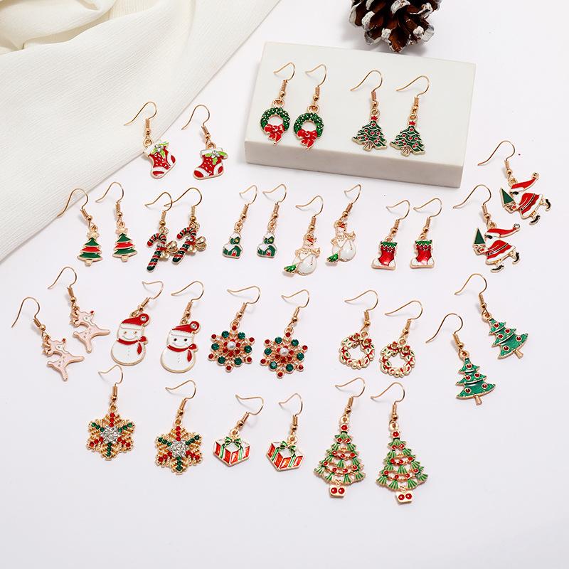 New European and American Fashion Light Luxury Long Earrings Women's Simple Handmade DIY Geometric Earrings