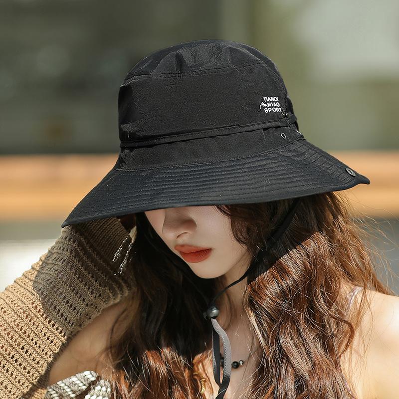 Summer Sun Protection Fisherman's Hat for Men Outdoor Sun Protection Hiking and Climbing Hat Fishing Hat with Wide Brim Western Cowboy Hat for Women