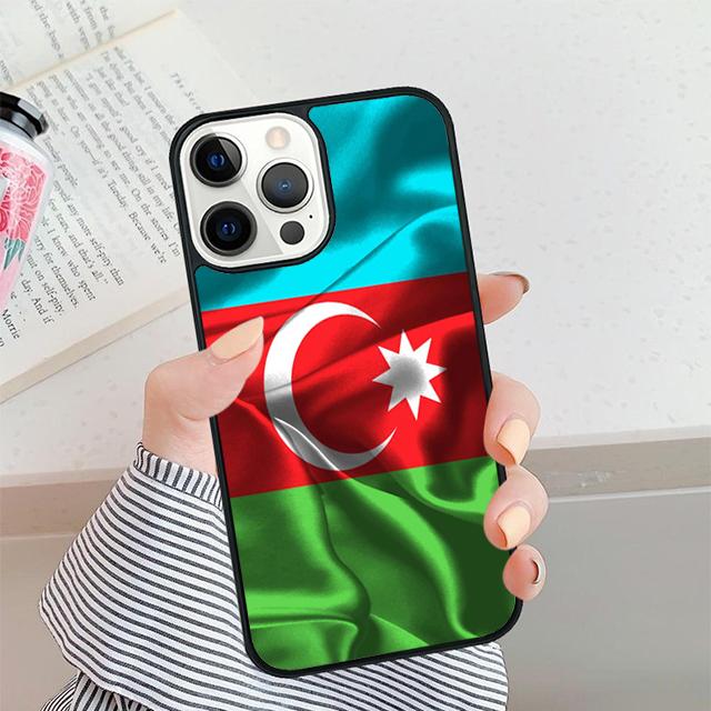 Azerbaijan Flag Phone Case For iPhone 17 Air 15 16 11 12 13 14 Pro Max Cover For iPhone 17 Air Max Plus Coque Fundas