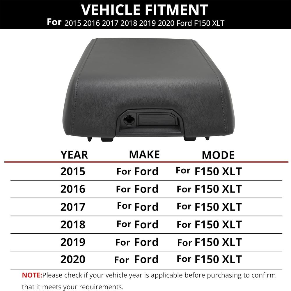 Center Console Lid Kit Fit for Ford F150 XLT 2015-2020 GL3Z-1506024-AB