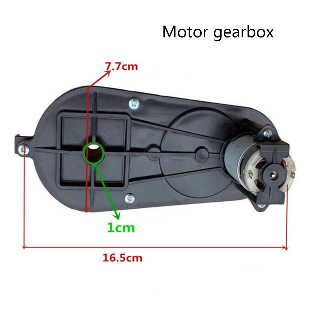RS390 12V Electric Motor Gearbox For Kids Off Road Ride On Cars Durable Construction Climbing Ability Safety Protection