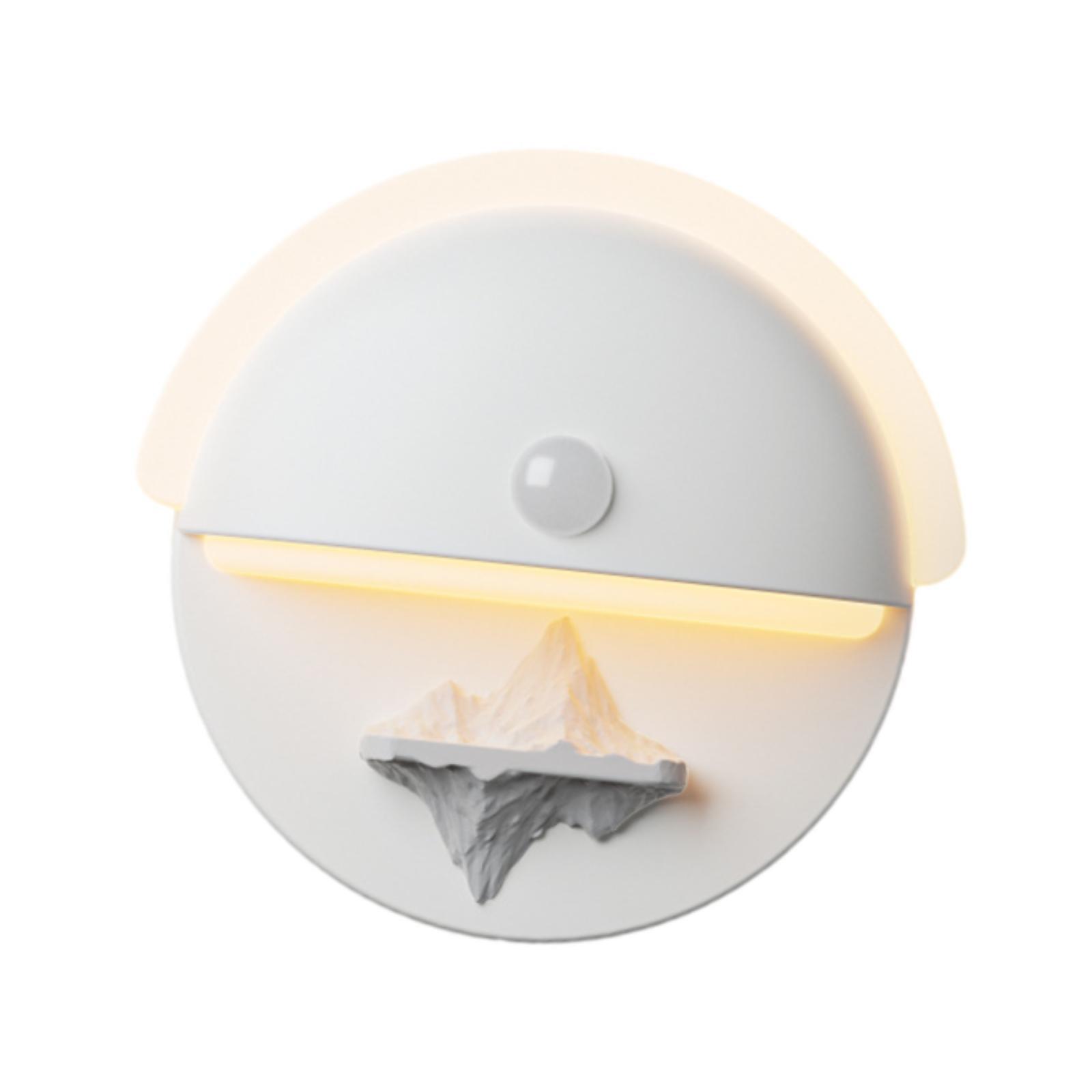 

Rechargeable Motion Sensor LED Night Light Dimmable Wall Lamp Room Lighting for Bedroom Wardrobe Closet Stairs чорний