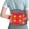 Cordless Heating Pad with Massager for Lower Back Pain Relief,Portable 65 Inch(about 165.1 cm)Wearable Wrap 3 Vibration and 3 Heating levels,For