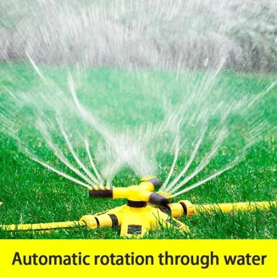 360° Automatischer Rotationsregner Landwirtschaftliche Regnerdüse Gartengeräte Bewässerungszubehör Rasen Blumengießgerät