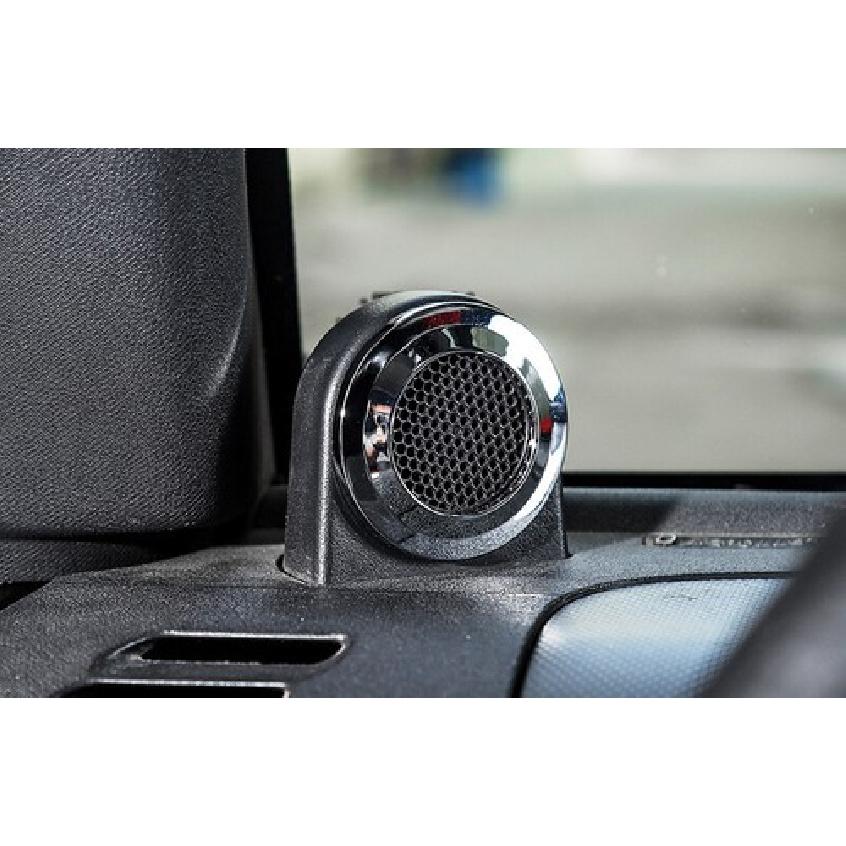 2X A-Pillar Speaker Ring Trim Decor Cover for Jeep Wrangler JK 2008-2014 Chrome