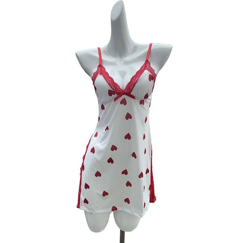 

Любовь нижнее белье любовь принт сексуальная юбка на подтяжках молочный шелк старший qqny size S (recommended weight: 80-47.5 kg)