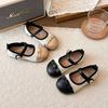 Girls' Retro Princess-style Leather Shoes with Soft Soles, Fashionable Princess Shoes, New Autumn Non-slip Single Shoes for Little Girls