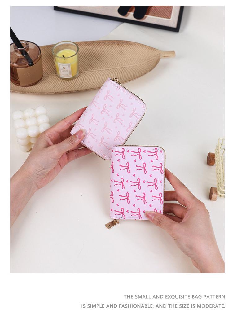 Women's Bow Mini Cross-Border Cartoon Coin Purse with Multiple Card Slots