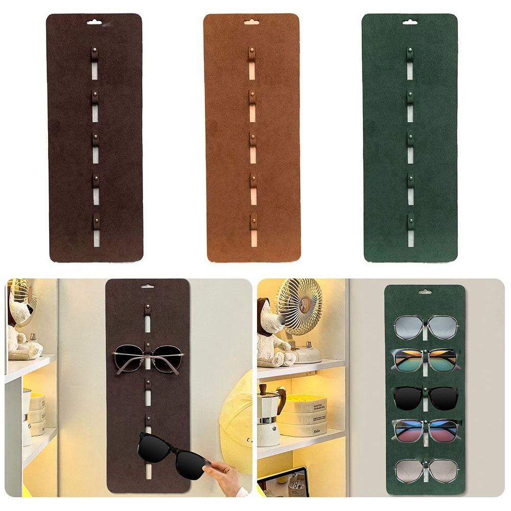 Wall Mounted Eyeglass Storage Hanging Bag 5-layer Eyeglasses Stand Holder Glasses Storage Display