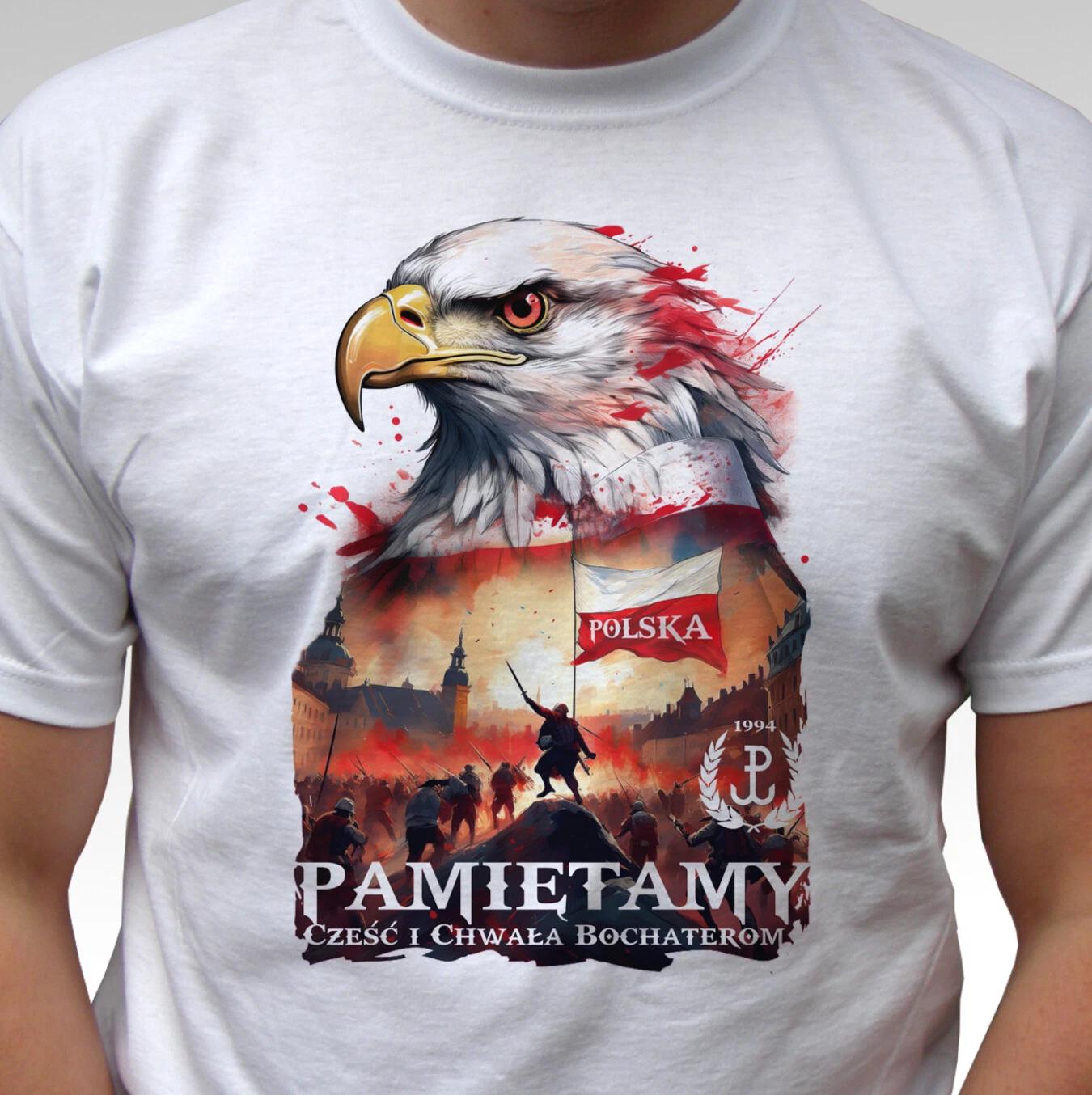 Poland kids boys T-Shirt Polska Walczaca koszulka Patriotyczna Pamietamy koszulki Polski 110