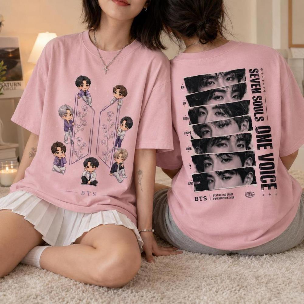 World Tour Arirang Shirt Bontan Retro T-shirt 2XS