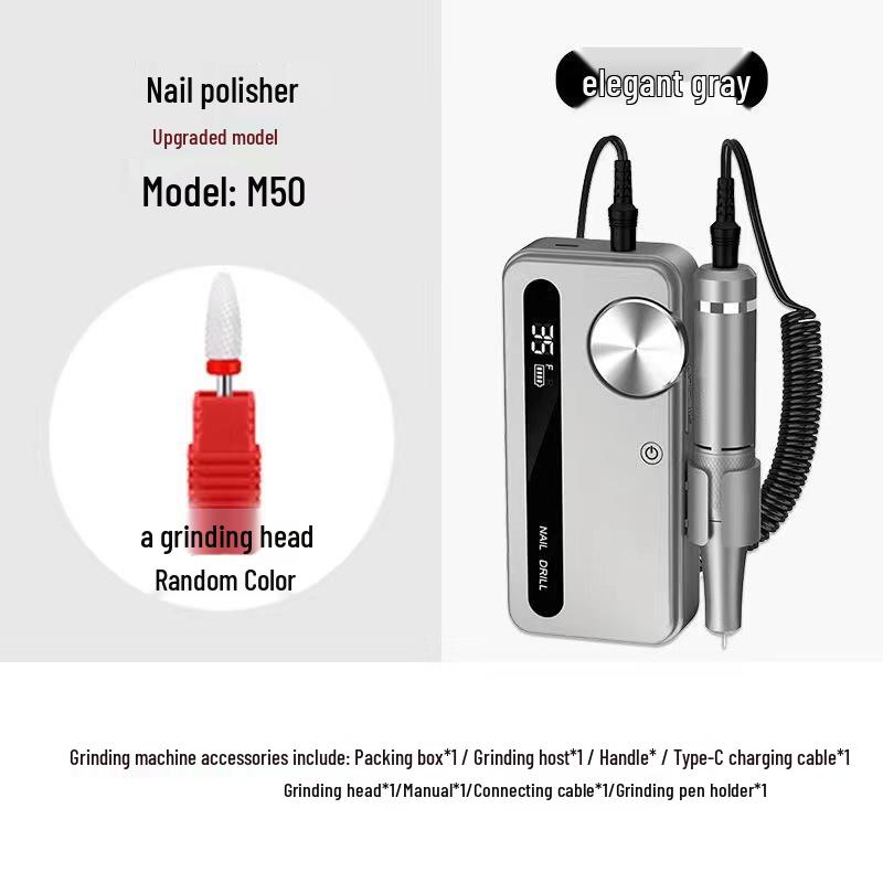 

Rechargeable Multi-Functional Nail Grinder & Polisher Tool for Nail Care and Removal