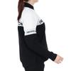 New Balance Golf Crew Neck Sweater Logo x Black 1 (Stretch, Jacquard) / Women's / 012-4270502 030_White [M]
