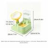 2-in-1 Pet Bowl Adjustable Height Automatic Water Dispenser Cat Water Food Bowl  Cat Feeding