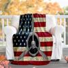 1pc flag pattern blanket, all season lightweight home office outdoor nap multifunctional blanket