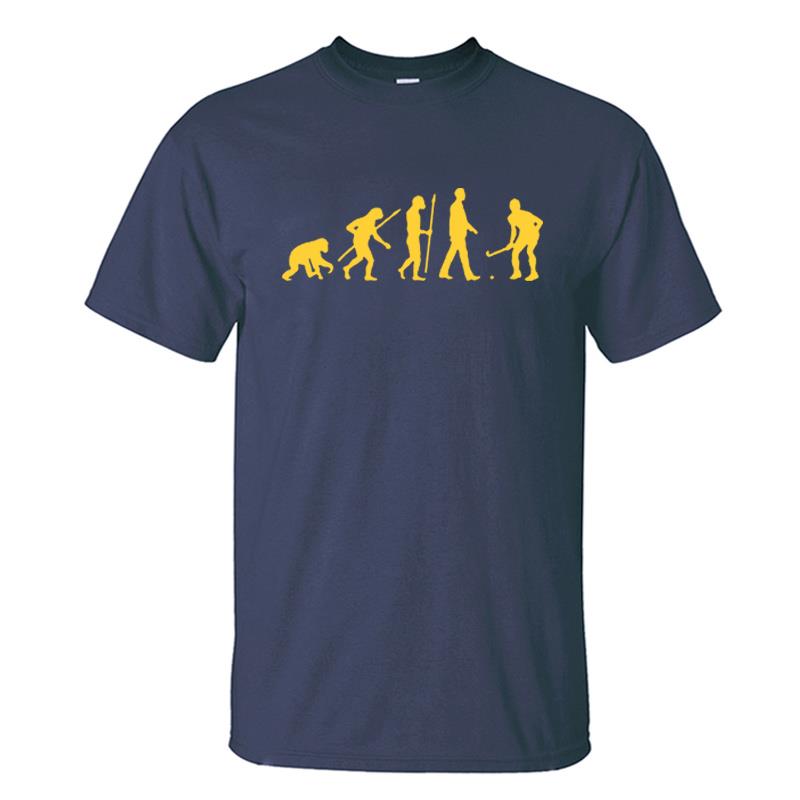 Evolution Field Hockeyer Unisexs Print Tshirt 100 Cotton Male Tops Tee Casual Popular Fashion Oneck T Shirt Harajuku Streetwear
