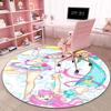 Mobile Suit Gundam Cartoon Round Rug Can Be Used To Decorate Living Rooms, Bedrooms, Sofas, and Game Rooms; Non-slip Rug.66