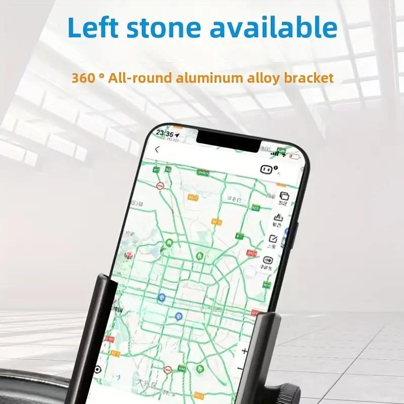 2025 Universal Aluminum Alloy Bike Motorcycle Electric Scooter Phone Holder - Anti-Shake & Adjustable Car Navigation Mount
