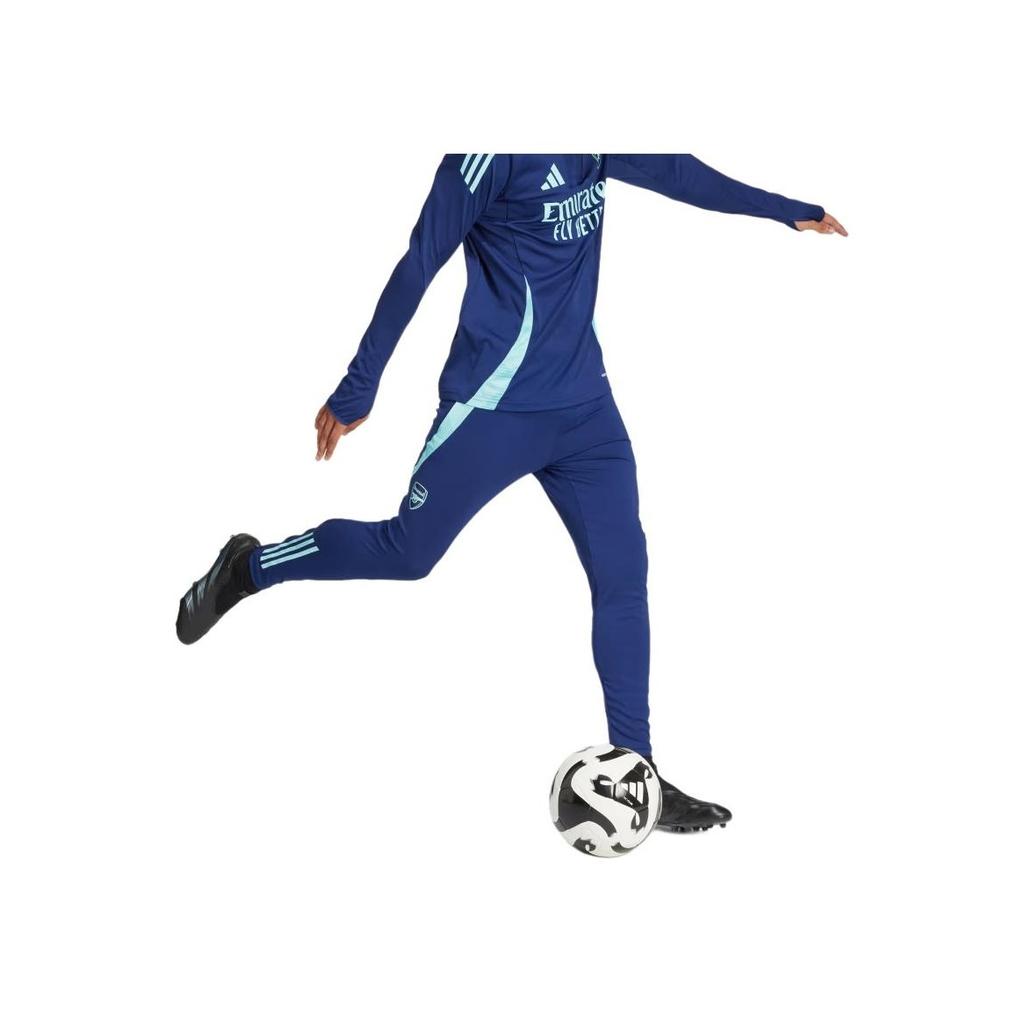 Adidas AFC TR Pants Spliced Outdoor Sports Elastic Mid Waist Casual Men Bottoms Blue IT2216