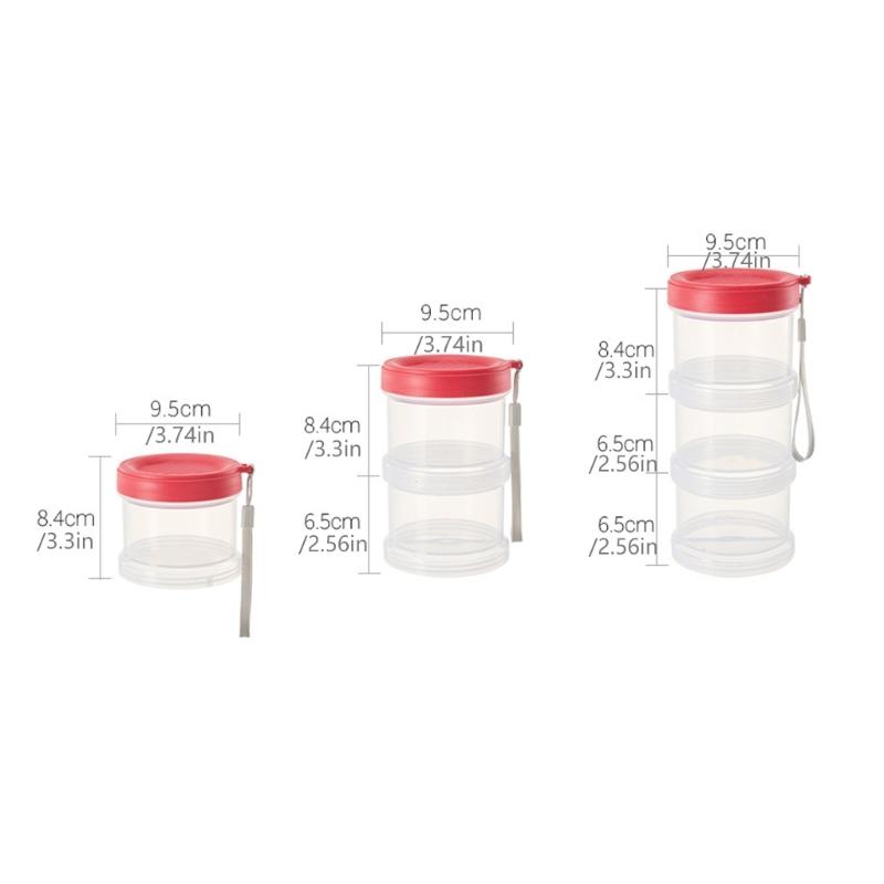 Portable Multi Layer Pet Food Organiser for Dog and Cats Travel Friendly Designs Sauce Bottle Seasoning Box