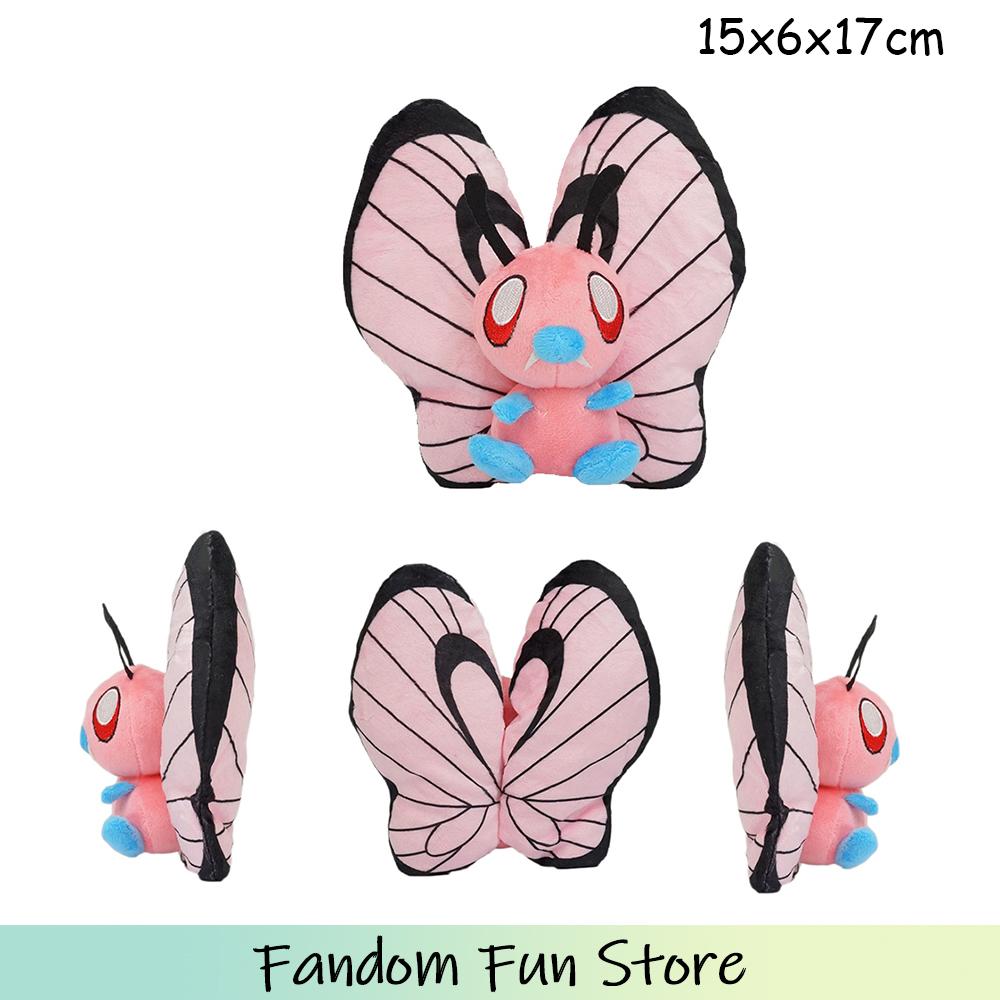 Pokemon Butterfree Plush Toys Butterfly Caterpie Scolipede Plushies Soft Stuffed Animal Cute Dolls Christmas Halloween Gifts
