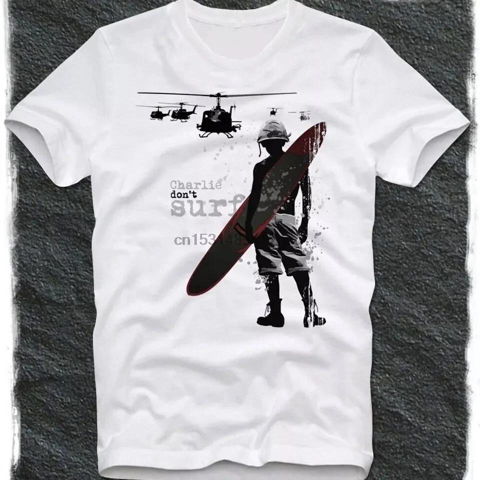 Charlie Don t Surf Apocalypse Now Men s White T-Shirt Size S-5XL S