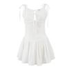 European and American Style Spicy Girl Lace Trim Open Back Strappy Dress - Sexy Hip-hugging Skirt, Spring 2025