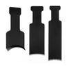 3 Pcs Balayage Board With Teeth Highlighting Board Hair Dye Paddle Highlighting Brush